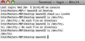 OSX Terminal screendump